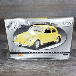 Diecast Metal Model Kit Sealed Testors Volkswagon New Beetle 1:24 Silver Series